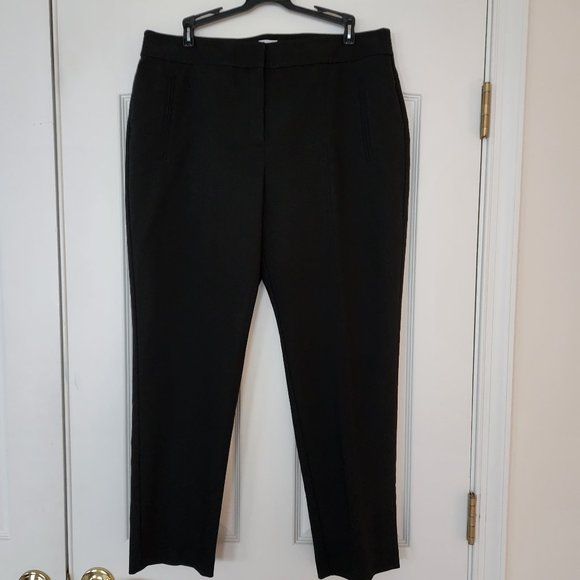 So Slimming by Chicos Audrey Career Casual Ankle Pants Size 2 (12 Reg) Black EXC - Picture 1 of 10